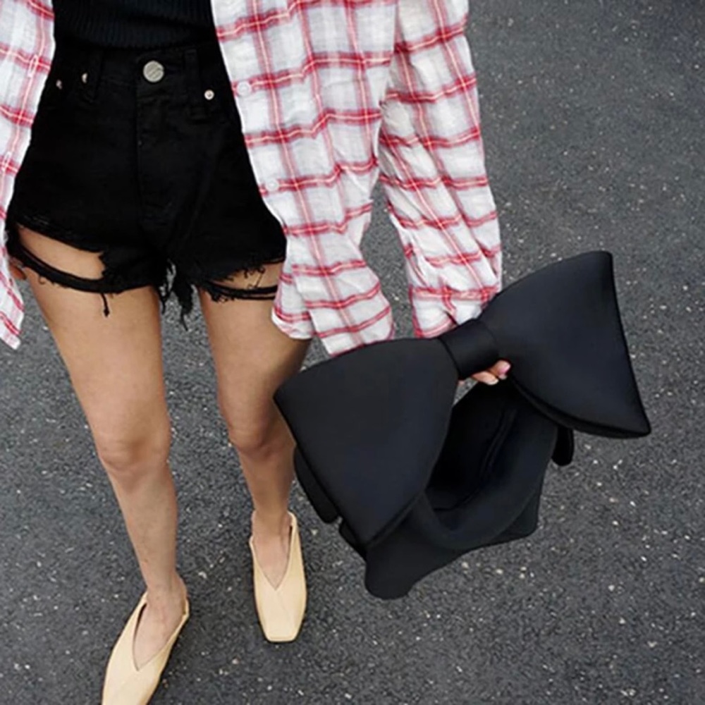 New! Black Bow handbag